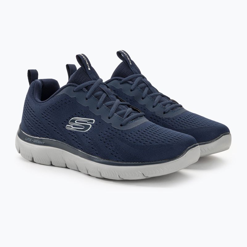 Кросівки тренувальні чоловічі SKECHERS Summits Torre navy/gray 4