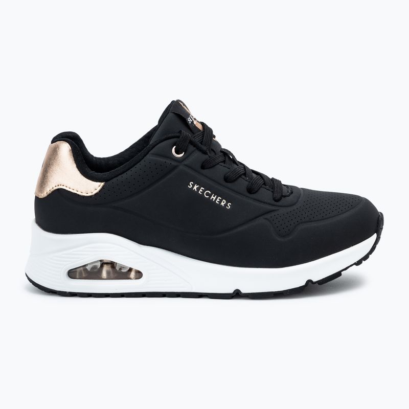 Жіночі туфлі SKECHERS Uno Golden Air чорні 2