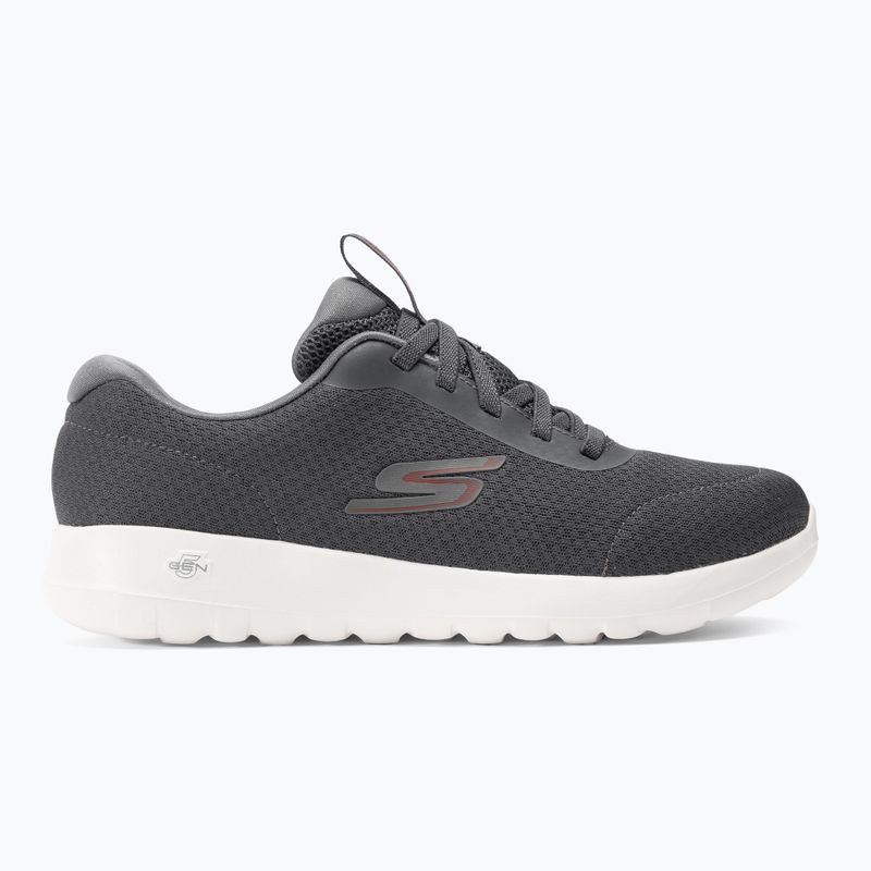 Кросівки чоловічі SKECHERS Go Walk Max Midshore charcoal/white/red 2