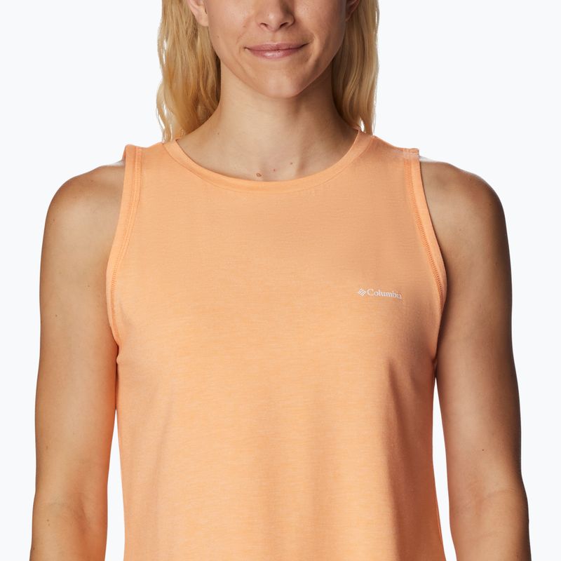 Футболка трекінгова жіноча Columbia Sun Trek Tank peach heather 5
