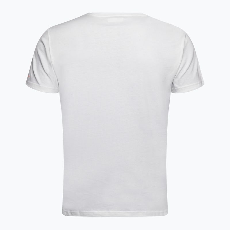 Футболка трекінгова чоловіча Columbia Rapid Ridge Graphic white/boundless graphic 2