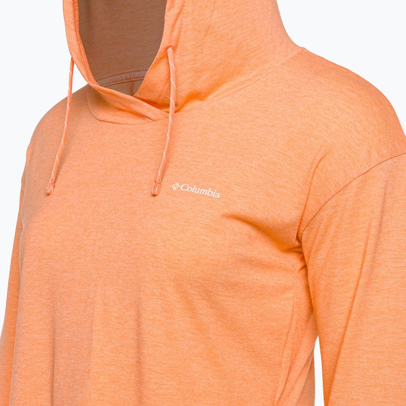 Кофта трекінгова жіноча Columbia Sun Trek EU Hooded Pullover peach heather 7