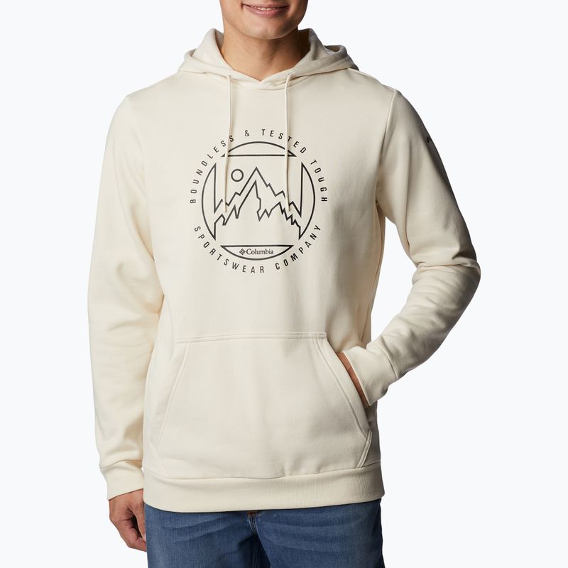 Кофта трекінгова чоловіча Columbia CSC Graphic Hoodie chalk/boundless graphic