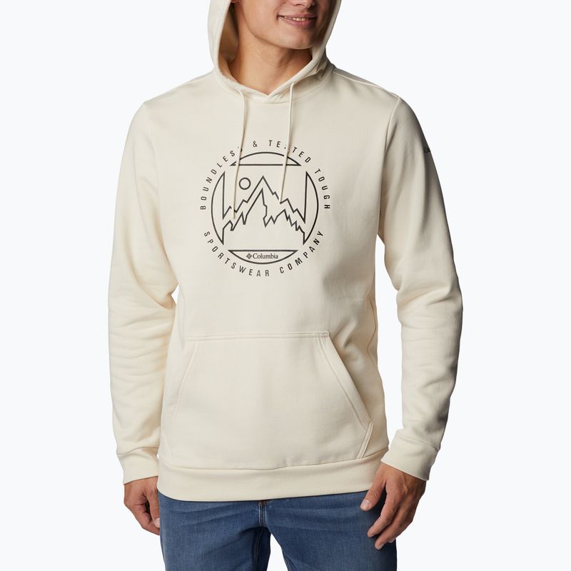 Кофта трекінгова чоловіча Columbia CSC Graphic Hoodie chalk/boundless graphic 4