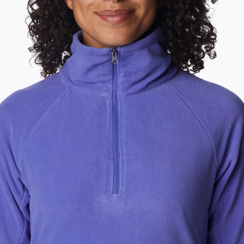 Кофта трекінгова жіноча Columbia Glacial IV 1/2 Zip purple lotus 3