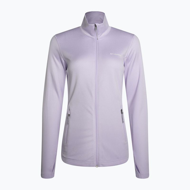 Кофта трекінгова жіноча Columbia Park View Grid Fleece purple tint heather 7