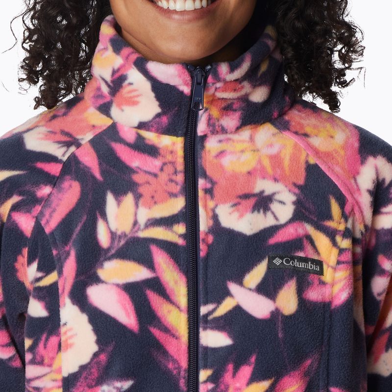 Кофта трекінгова жіноча Columbia Benton Springs Printed Fleece wild geranium/wisterian 4