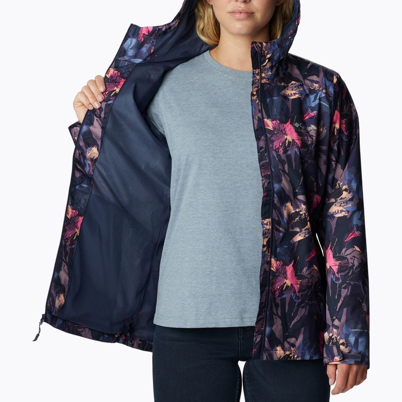 Куртка дощовик жіноча Columbia Inner Limits II nocturnal floriculture print 5