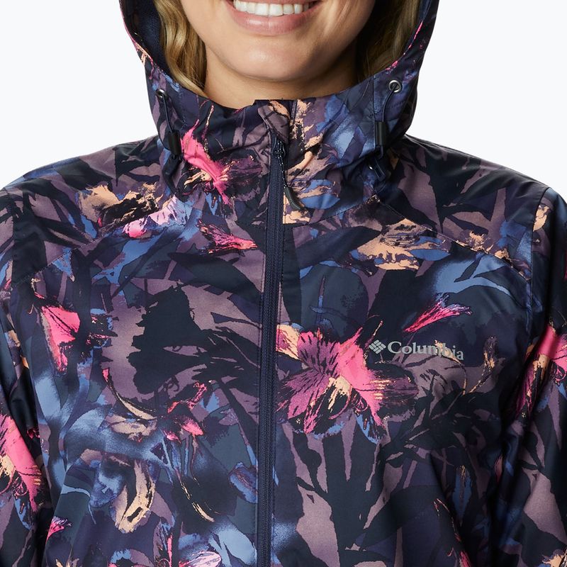 Куртка дощовик жіноча Columbia Inner Limits II nocturnal floriculture print 6