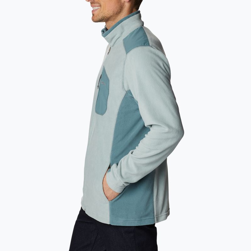 Кофта трекінгова чоловіча Columbia Klamath Range Full Zip niagara/metal 4