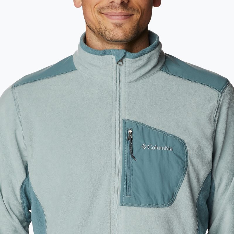 Кофта трекінгова чоловіча Columbia Klamath Range Full Zip niagara/metal 5