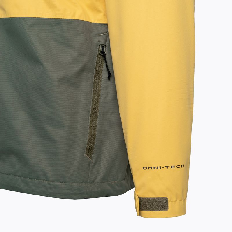 Куртка дощовик чоловіча Columbia Hikebound golden nugget/stone green 9