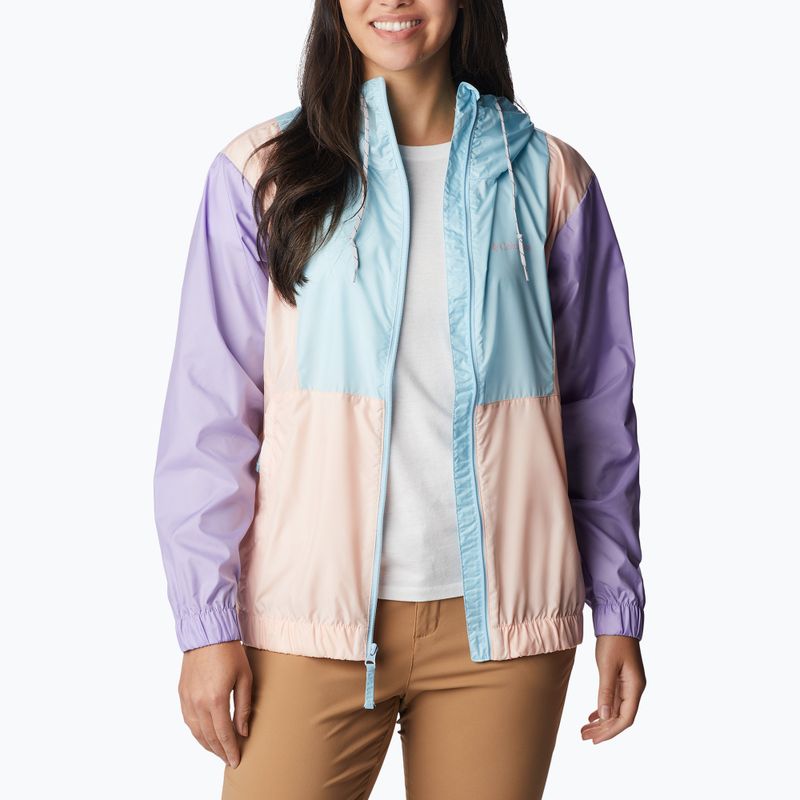 Вітровка жіноча Columbia Lily Basin spring blue/frosted purple/peach blssm 5