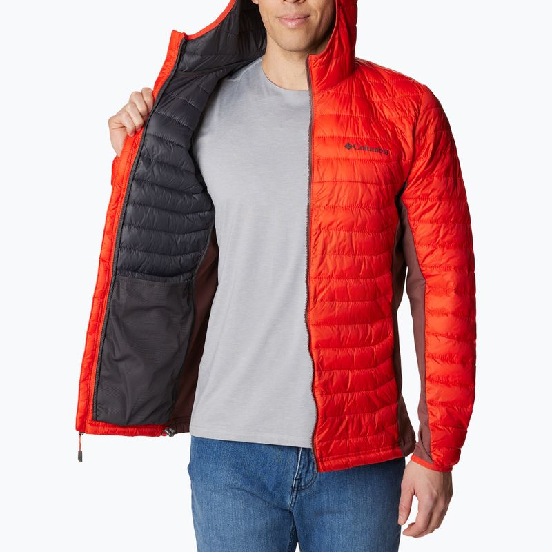 Куртка гібридна чоловіча Columbia Powder Pass Hooded spicy/light raisin 5