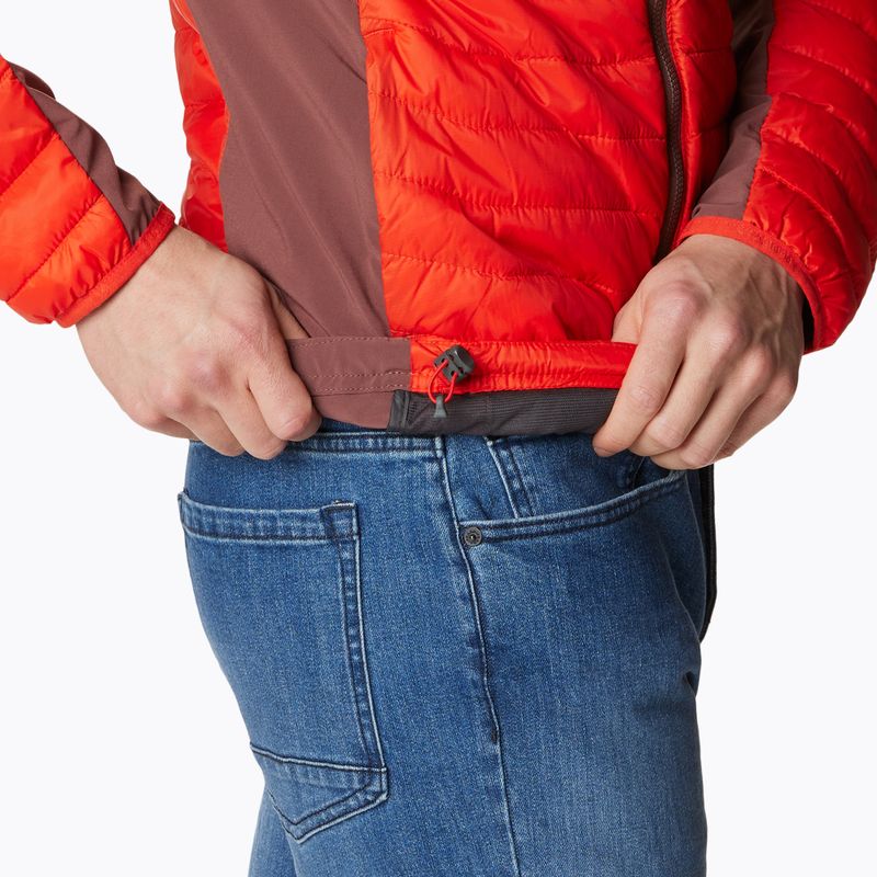 Куртка гібридна чоловіча Columbia Powder Pass Hooded spicy/light raisin 7