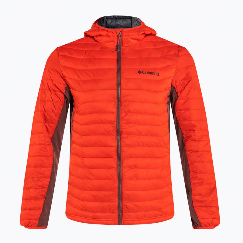 Куртка гібридна чоловіча Columbia Powder Pass Hooded spicy/light raisin 8