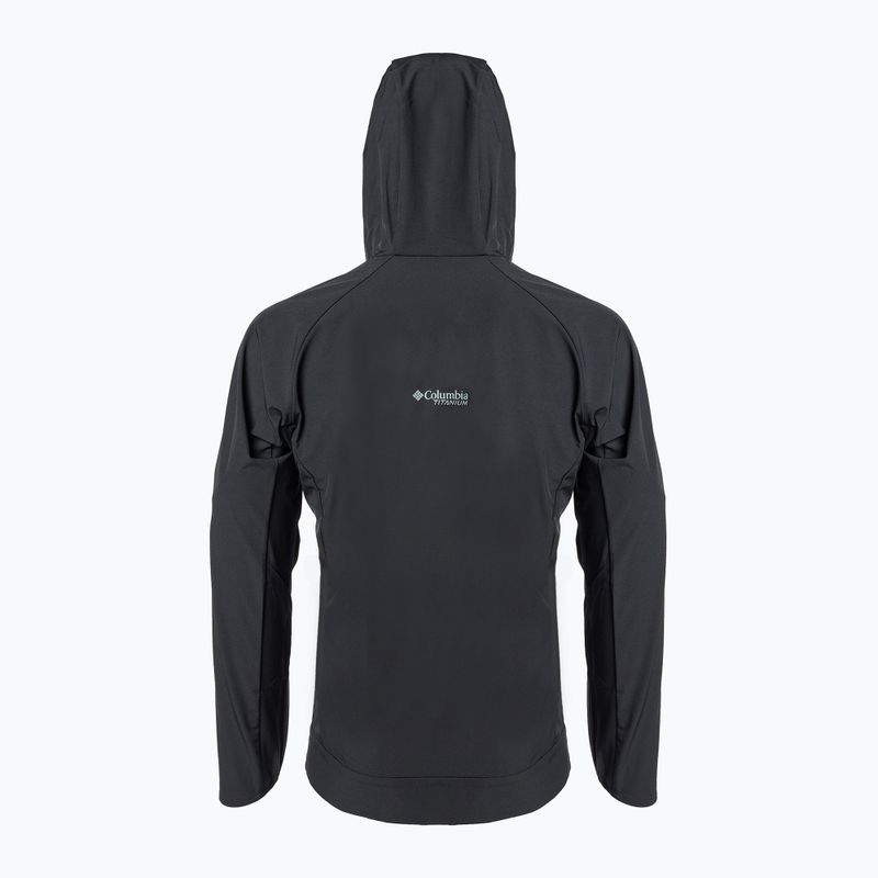 Куртка софтшел чоловіча Columbia Platinum Peak Softshell black 2