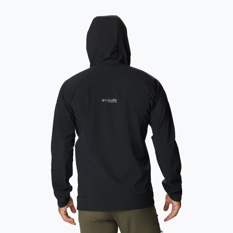 Куртка софтшел чоловіча Columbia Platinum Peak Softshell black 5