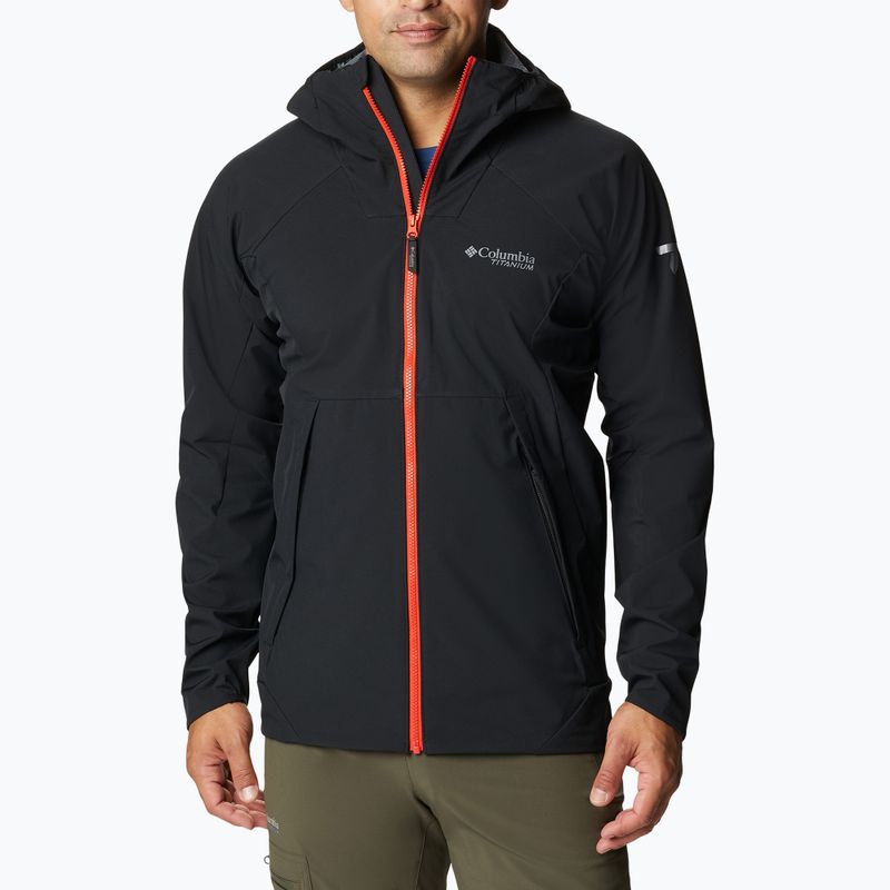 Куртка софтшел чоловіча Columbia Platinum Peak Softshell black 6
