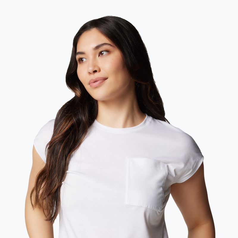 Футболка трекінгова жіноча Columbia Boundless Trek white 4