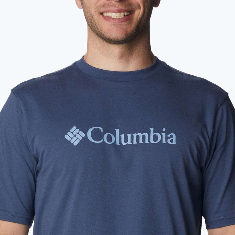 Футболка трекінгова чоловіча Columbia CSC Basic Logo dark mountain/csc branded graphic 4
