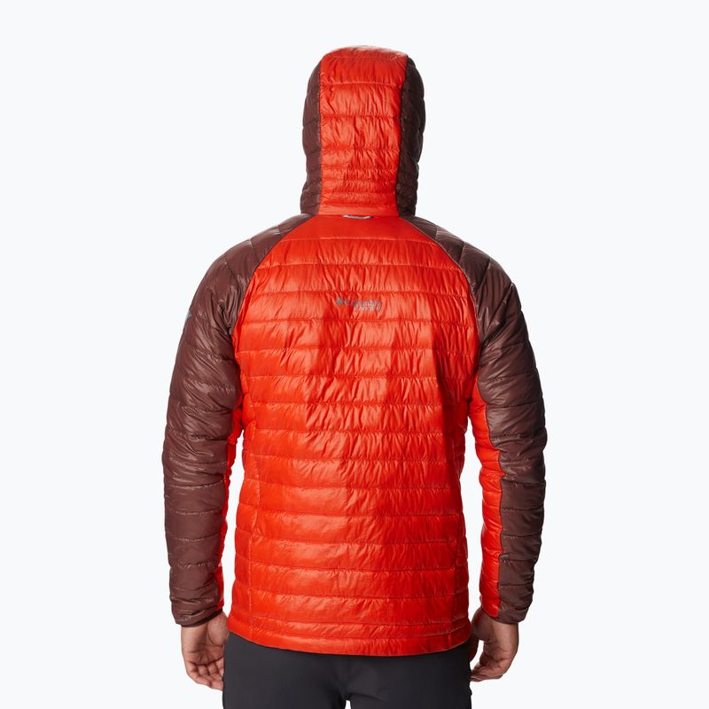 Пуховик чоловічий Columbia Platinum Peak Hooded spicy/light raisin 2