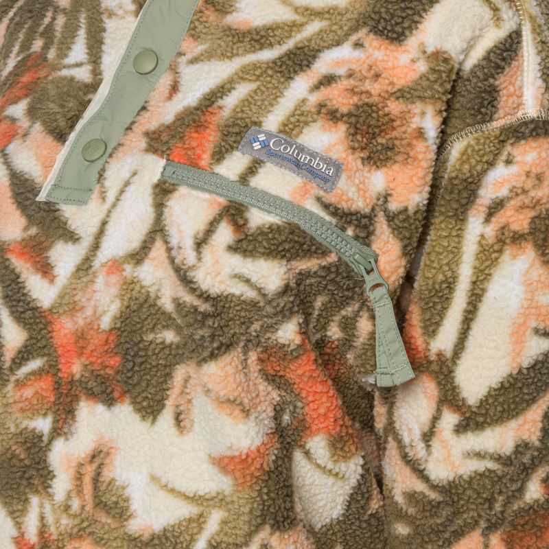 Кофта трекінгова жіноча Columbia Helvetia Cropped 1/2 chalk/floriculture 3