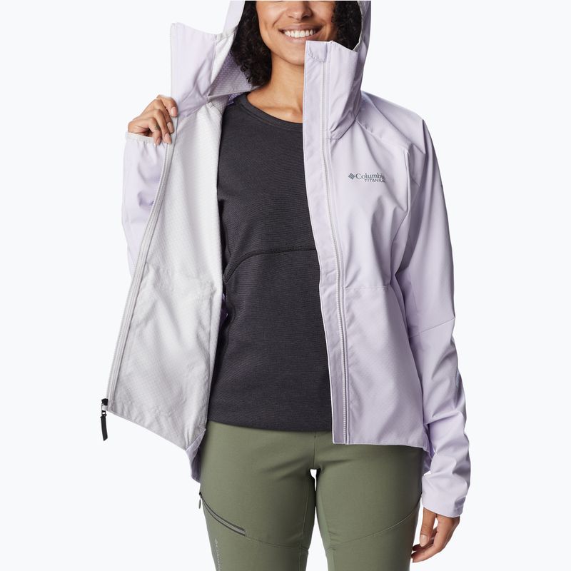 Куртка софтшел жіноча Columbia Platinum Peak Softshell purple tint 5