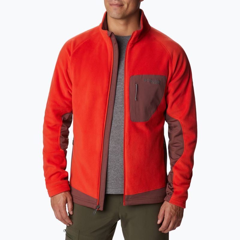 Кофта трекінгова чоловіча Columbia Titan Pass 2.0 II spicy/light raisin 3