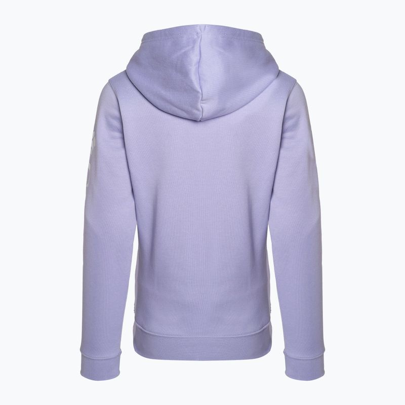 Кофта трекінгова жіноча Columbia Trek Graphic Hooded frosted purple/white logo 5