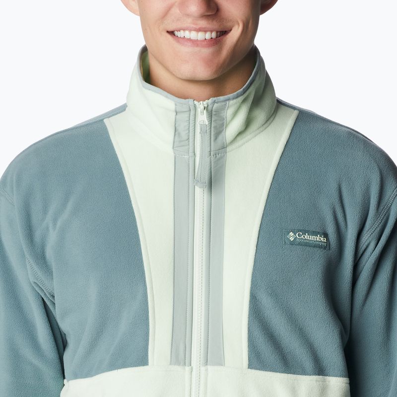 Кофта трекінгова чоловіча Columbia Back Bowl metal/ice green/niagara 6