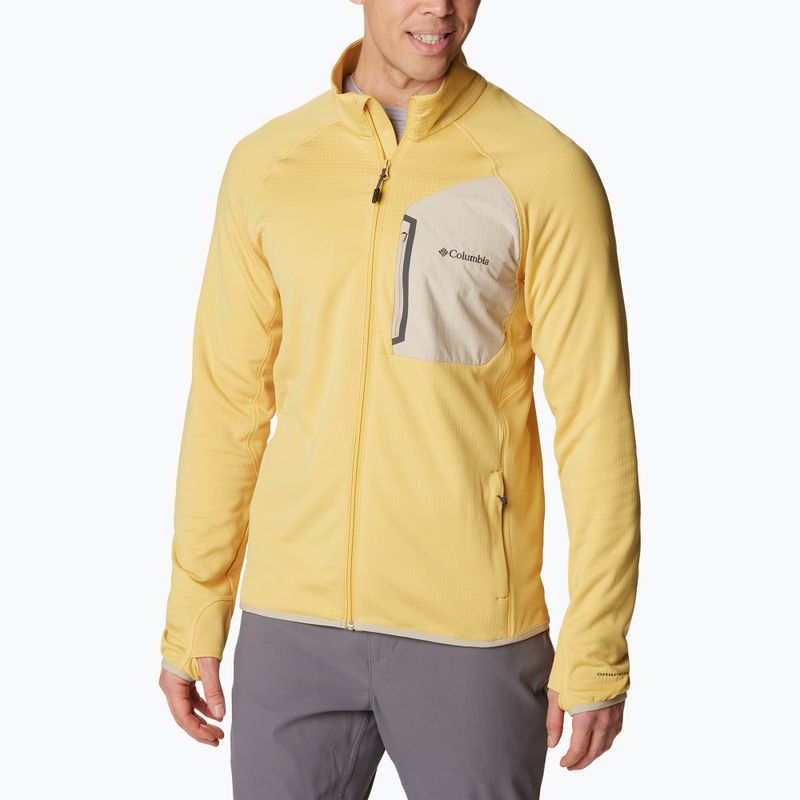 Кофта трекінгова чоловіча Columbia Triple Canyon Full Zip golden nugget