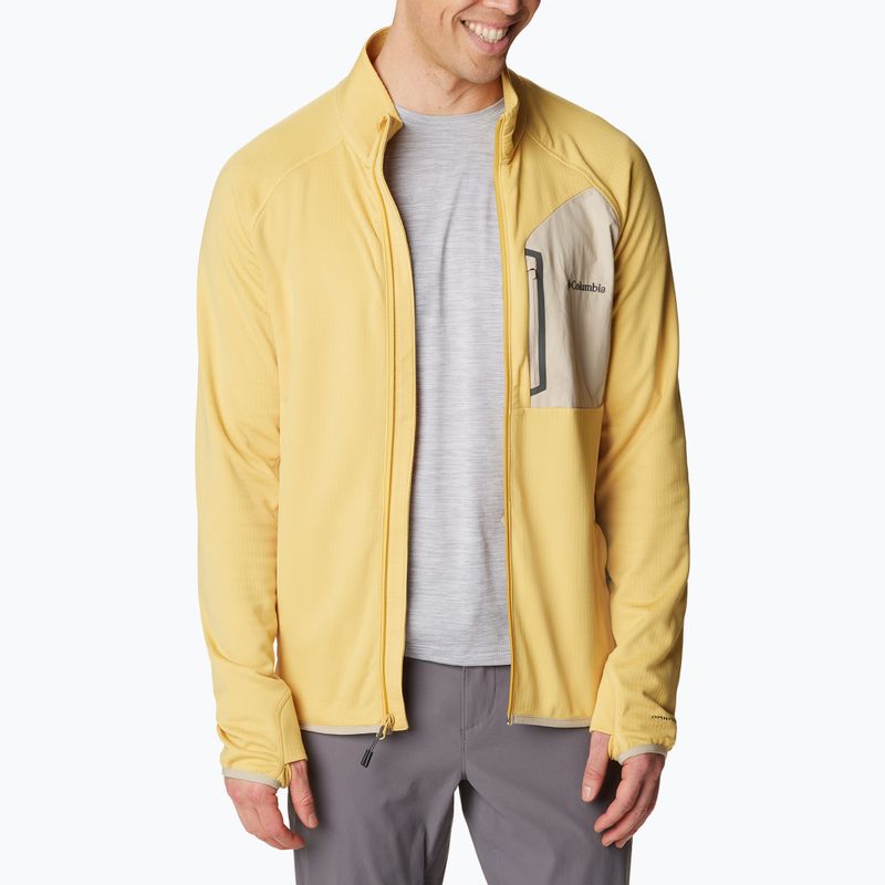 Кофта трекінгова чоловіча Columbia Triple Canyon Full Zip golden nugget 3