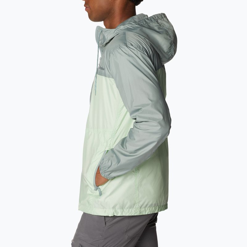 Вітровка чоловіча Columbia Trail Traveler ice green/niagara 7