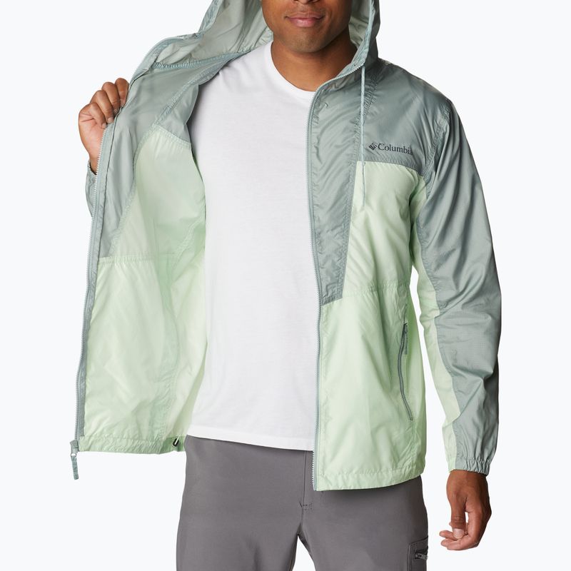 Вітровка чоловіча Columbia Trail Traveler ice green/niagara 9