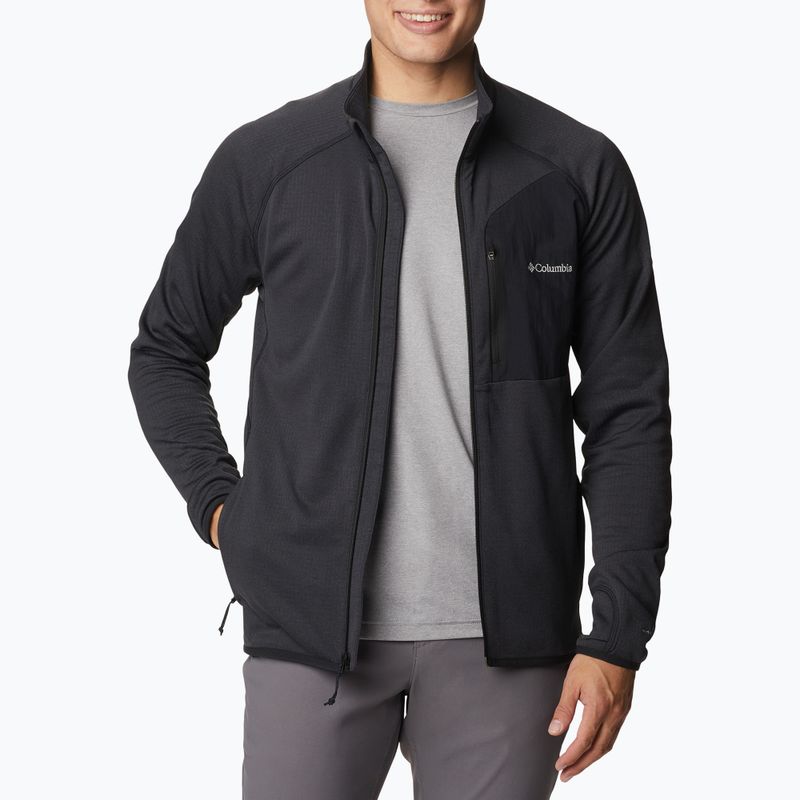 Кофта трекінгова чоловіча Columbia Triple Canyon Full Zip black 3
