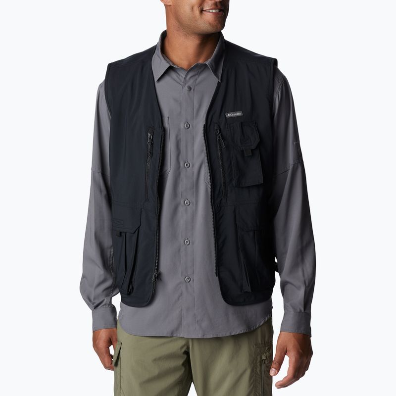Безрукавка трекінгова чоловіча Columbia Silver Ridge Utility black