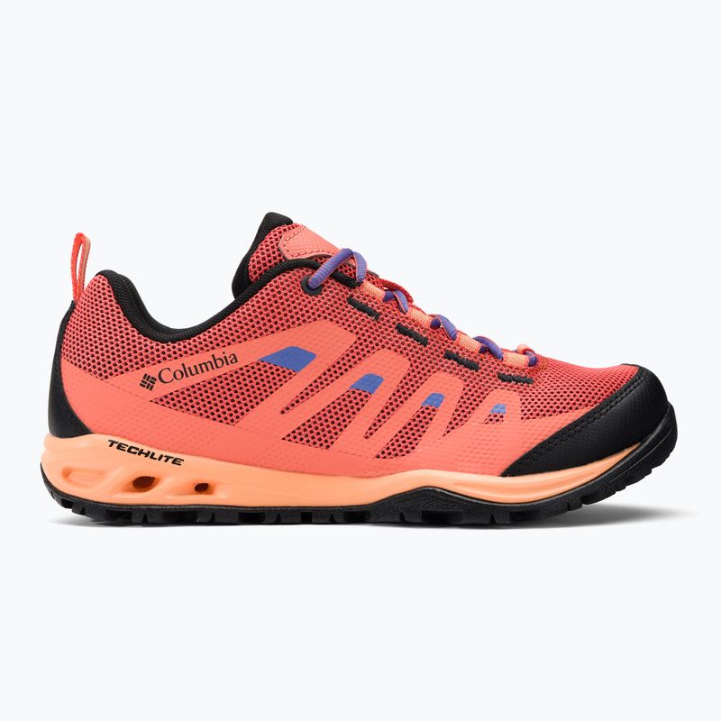 Взуття туристичне жіноче Columbia Vapor Vent lychee/purple lotus 2