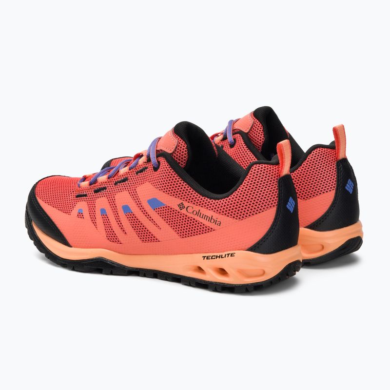 Взуття туристичне жіноче Columbia Vapor Vent lychee/purple lotus 3
