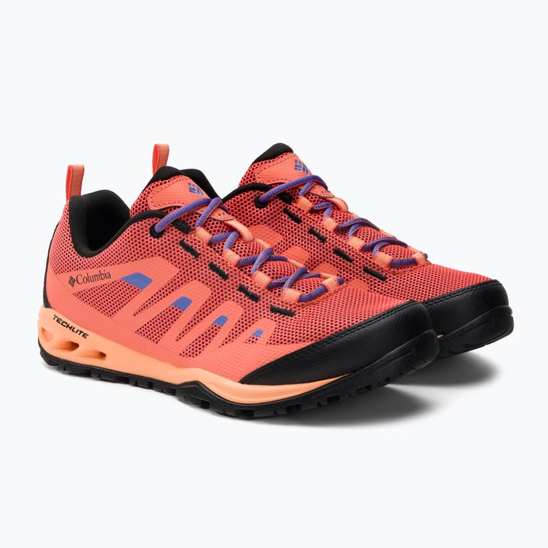 Взуття туристичне жіноче Columbia Vapor Vent lychee/purple lotus 4