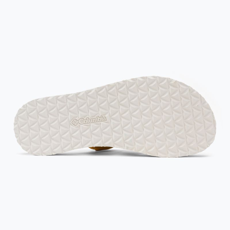 Шльопанці жіночі Columbia Alava golden yellow/snowcap 5