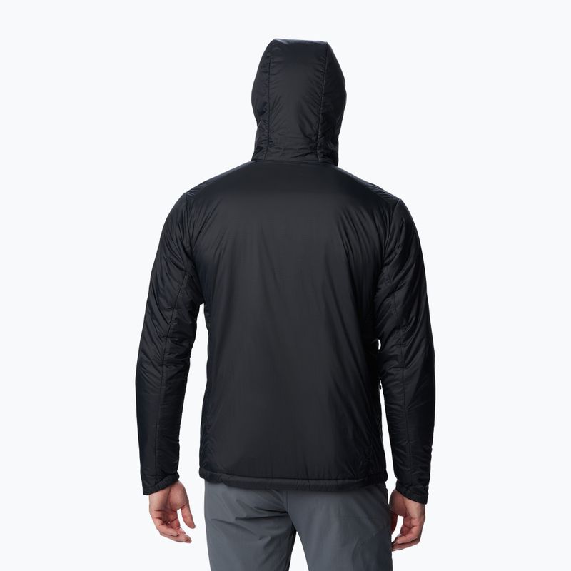 Чоловічий утеплений пуховик Columbia Silver Leaf Stretch утеплений чорний 3