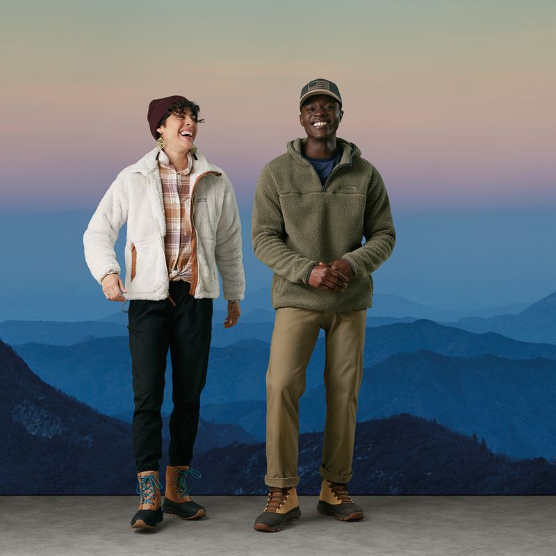 Жіночий трекінговий світшот Columbia Boundless Discovery Sherpa крейдяного/кармельного кольору 11