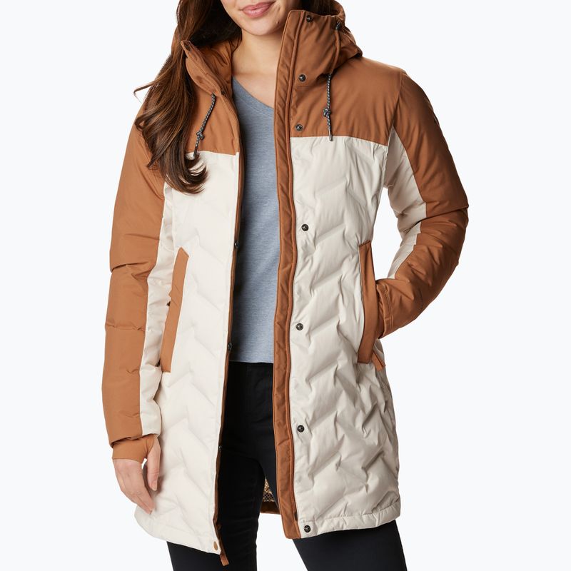 Жіноча куртка Columbia Mountain Croo II Mid Down крейда/верблюжий коричневий 4