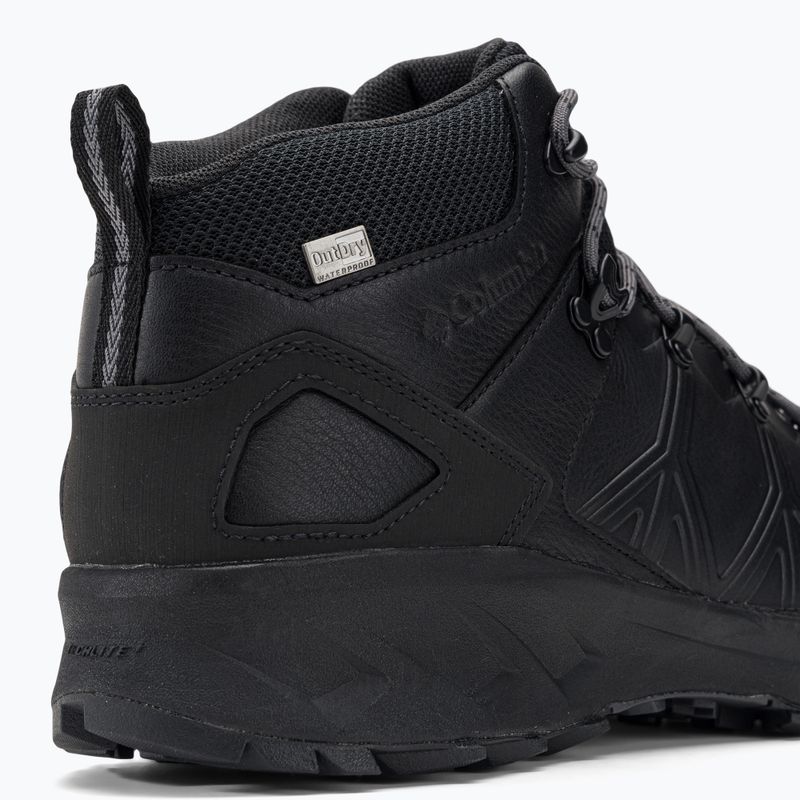 Взуття туристичне чоловіче Columbia Peakfreak II Mid Outdry Leather black/graphite 13