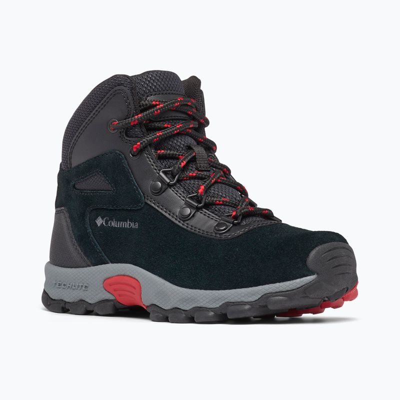 Взуття туристичне дитяче Columbia Newton Ridge Amped black/mountain red 10