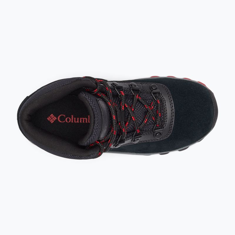 Взуття туристичне дитяче Columbia Newton Ridge Amped black/mountain red 18