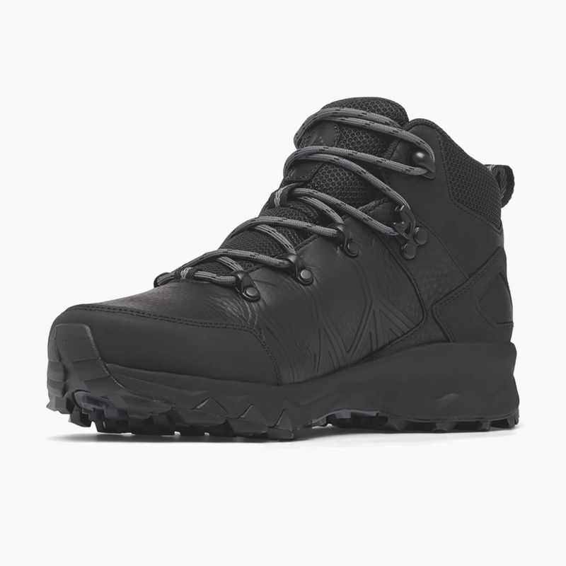 Взуття туристичне жіноче Columbia Peakfreak II Mid Outdry Leather black/graphite 16
