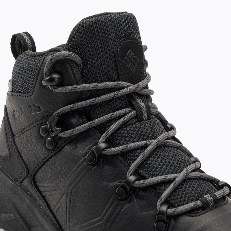Взуття туристичне жіноче Columbia Peakfreak II Mid Outdry Leather black/graphite 8