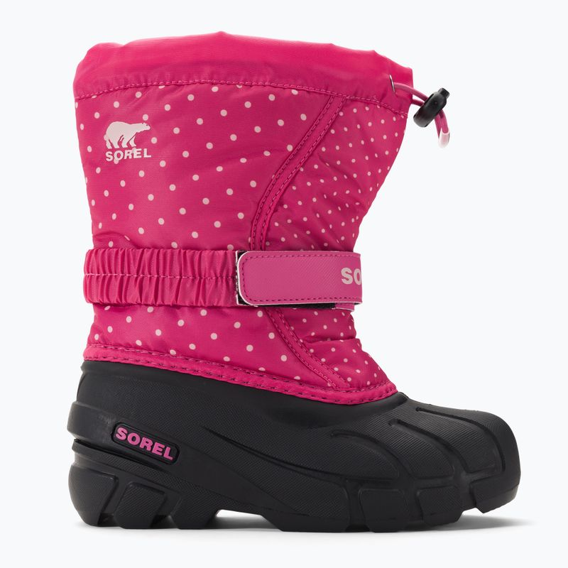 Взуття трекінгове жіноче Sorel Flurry Print Girls fuchsia fizz/black 2
